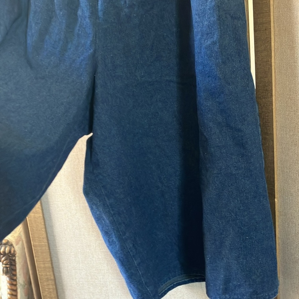 FINAL MARKDOWN Casual Blue denim Wide-Leg culottes 10 - Picture 4 of 8